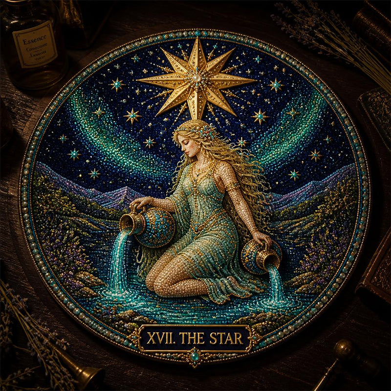 🧘‍♀️ Finde Dein Heiliges Licht: Große Arkana Tarot Diamond Painting 🌘