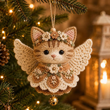 🔥 Letzter Tag: 50% RABATT 🪽 DIY-Set für gehäkelte „Tier-Schutzengel“-Weihnachtsanhänger