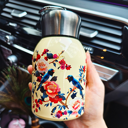 🔥Tragbare isolierte Wasserflasche im Vintage-Stil