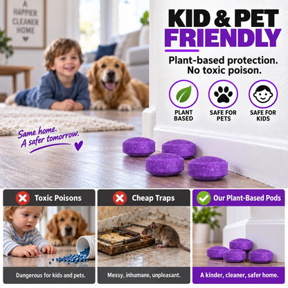 🌿 Natürliche Nagetierabwehrkugeln auf Pflanzenbasis – 12er-Pack 🐭🚫