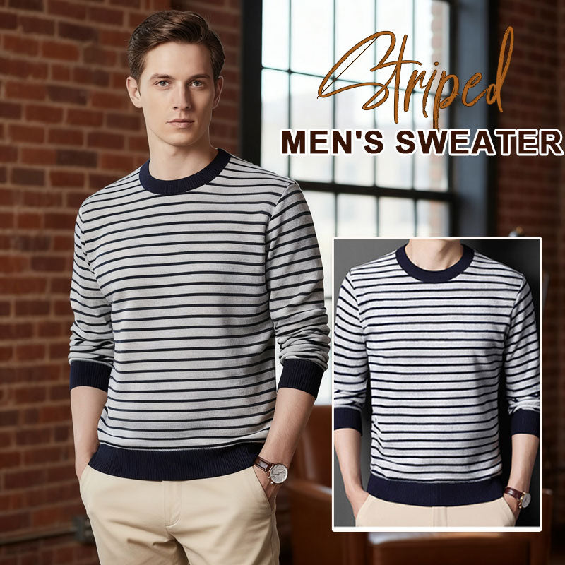 👕Gestreifter Herrenpullover✈️2 kaufen, Versandkostenfrei