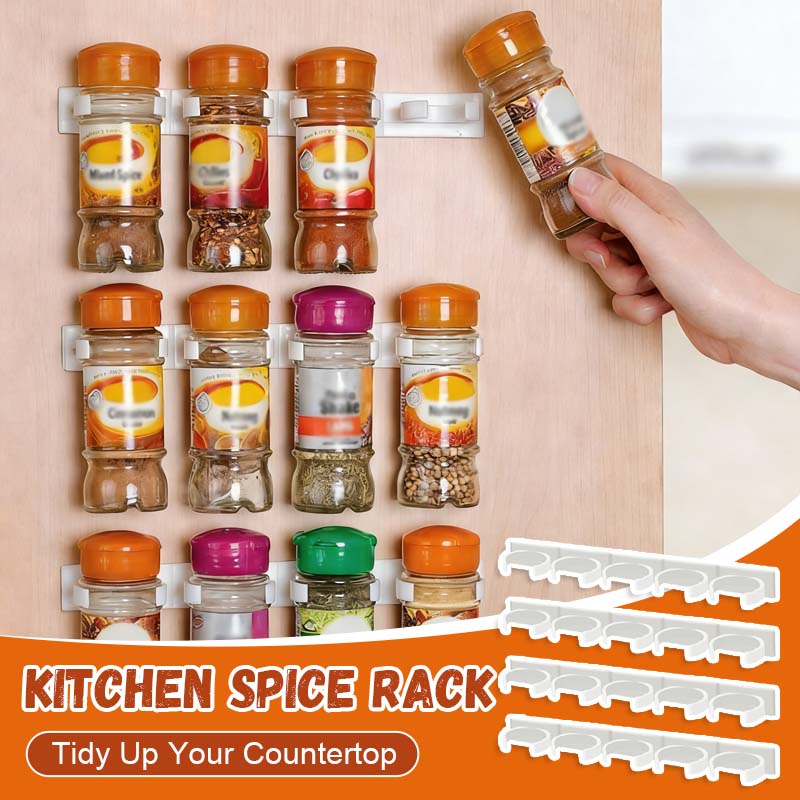 ⏰Wöchentliches Sonderangebot: 1 kaufen,  gratis dazu✨Für alle, die Ordnung lieben – Gewürzregal für die Küche