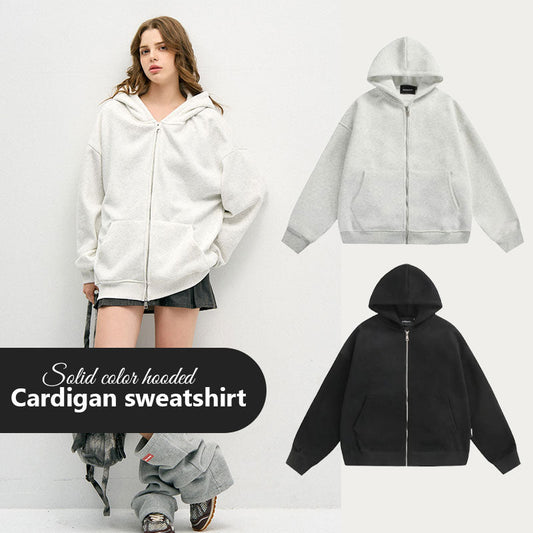 🧥 Schlichter Kapuzen-Cardigan | Perfekte Kombination aus Lässigkeit & Kreativität 🎒