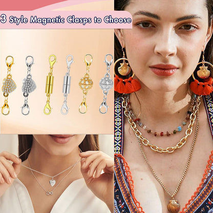 🌸2025 Heißer Verkauf📿Magnetische Halskettenverschlüsse und Verschlüss