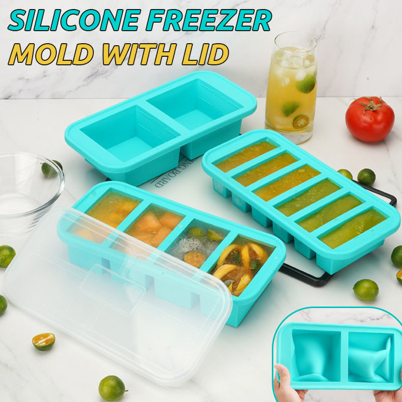👩‍🍳Silikon Gefrierform mit Deckel