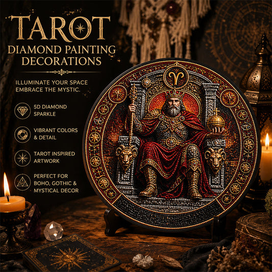 🧘‍♀️ Finde Dein Heiliges Licht: Große Arkana Tarot Diamond Painting 🌘