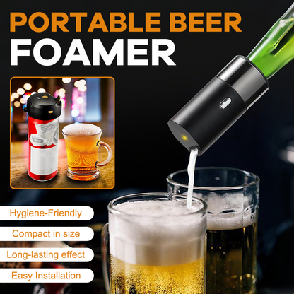 🍺Tragbarer Bieraufschäumer✨