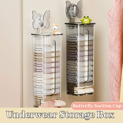 🦋 Schmetterlings-Saugbecher Unterwäsche Aufbewahrungsbox – Verleihe deinem Kleiderschrank ein neues Leben! 🌸