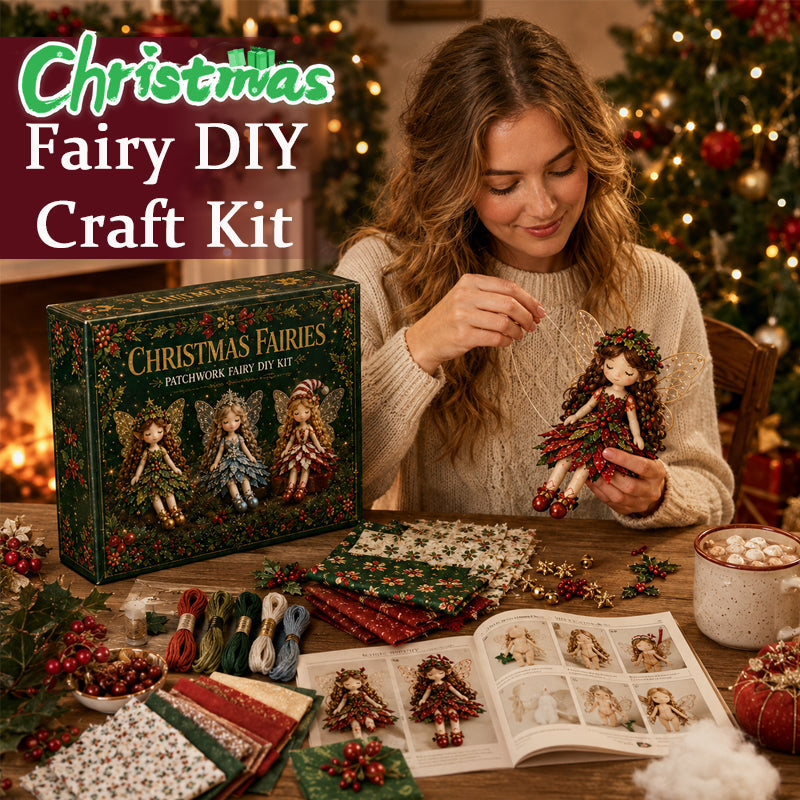 ✨ Magisches Weihnachts-Patchwork-Feen DIY-Set