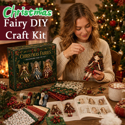 ✨ Magisches Weihnachts-Patchwork-Feen DIY-Set