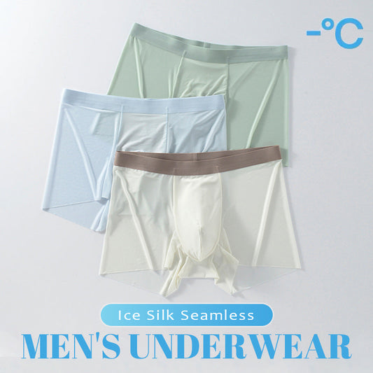 🔥Kaufen Sie 1 und erhalten Sie 2 gratis🔥Ice Silk Nahtlos Herren Underwear❄️