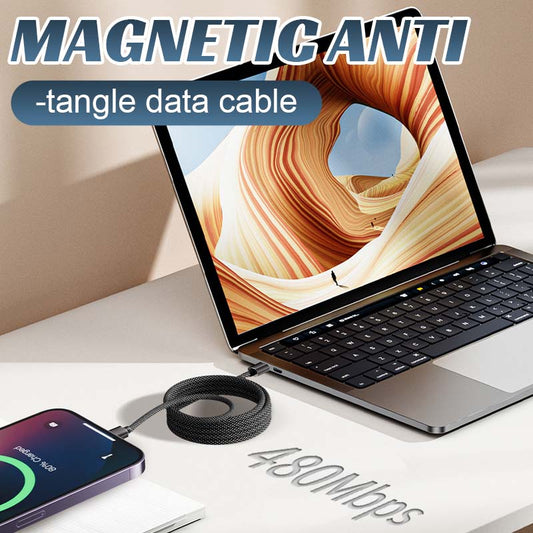 🔋Magnetisches Anti-Tangle-Datenkabel