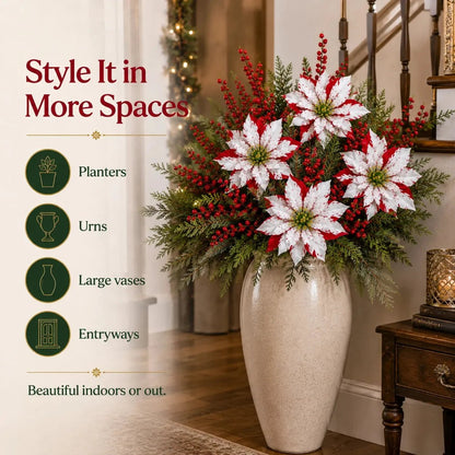 🌸✨ Artificial Petunia Garland – Blooms All Year Round, Zero Maintenance Required! 🌿