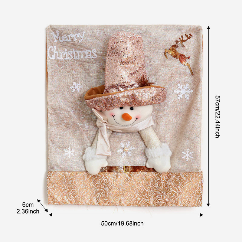 🎅 Weihnachtsstuhldekorationsset 🎄