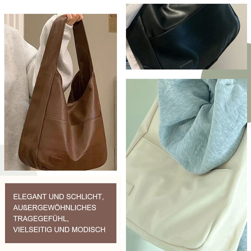 Herbst- und Winter-Tragetasche aus weichem Leder 💼