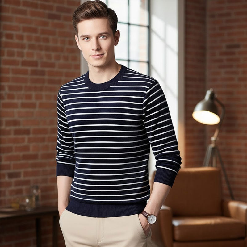 👕Gestreifter Herrenpullover✈️2 kaufen, Versandkostenfrei