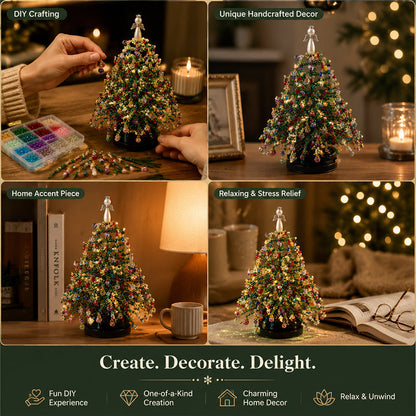 🎄✨ DIY Perlen-Weihnachtsbaum-Set – 🎅Erschaffe Deine Eigene Funkelnde Weihnachtsdekoration