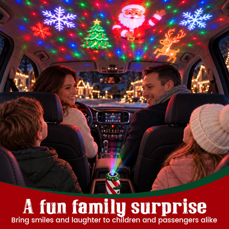 🎄🚗 Merry Ride Weihnachtsauto-Projektorlicht 🎅✨