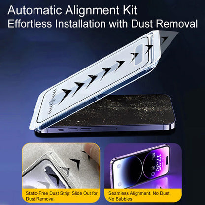 Seidenraster Staubfreier Raum Gehärtete Folie