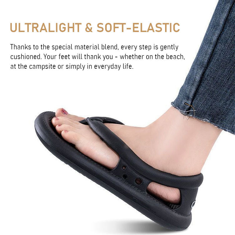 💕Rutschfeste EVA-Sohle mit dicker Sohle, schnell trocknende Flip-Flops-Hausschuhe für Paare