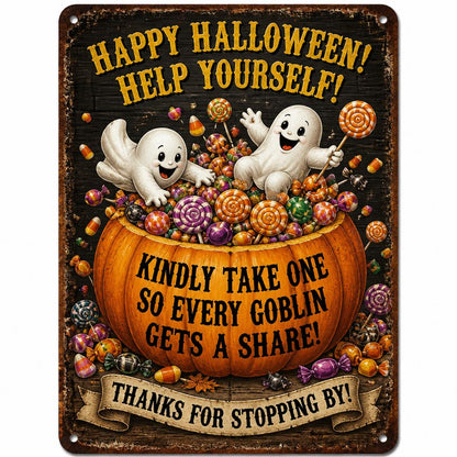 👻 Genieß die Party! Halte die Magie für jedes Kind lebendig – mit diesem Vintage Halloween Veranda-Schild 🎃