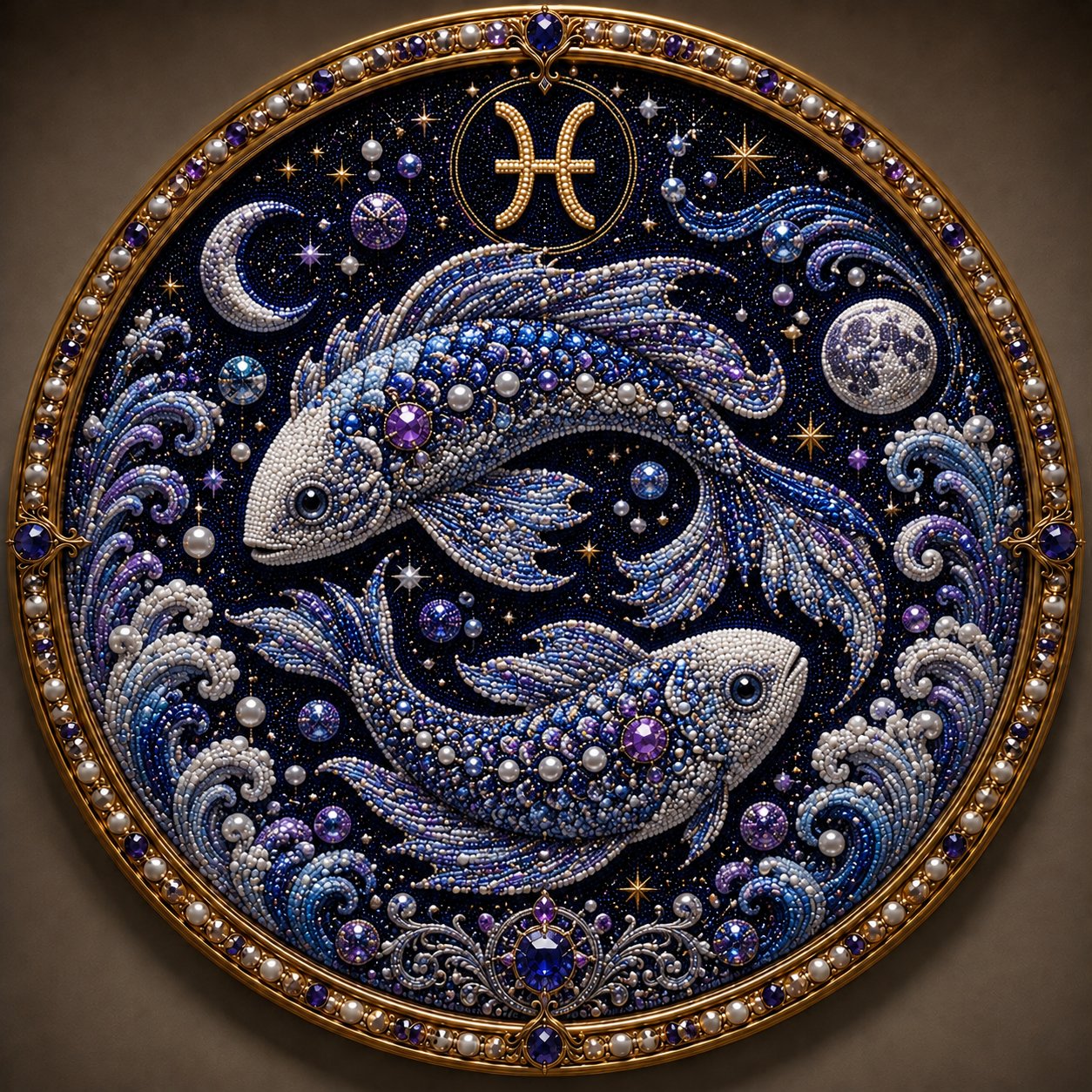 🔥 12 Sternzeichen Perlen-Kunst-Set ♈🌙
