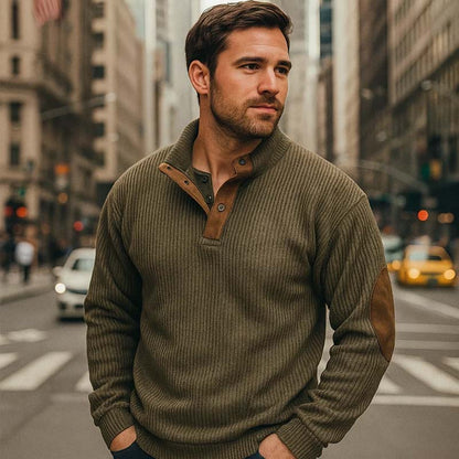 👔Herrenpullover In Cord Mit Stehkragen✈️2 kaufen und Versandkostenfrei