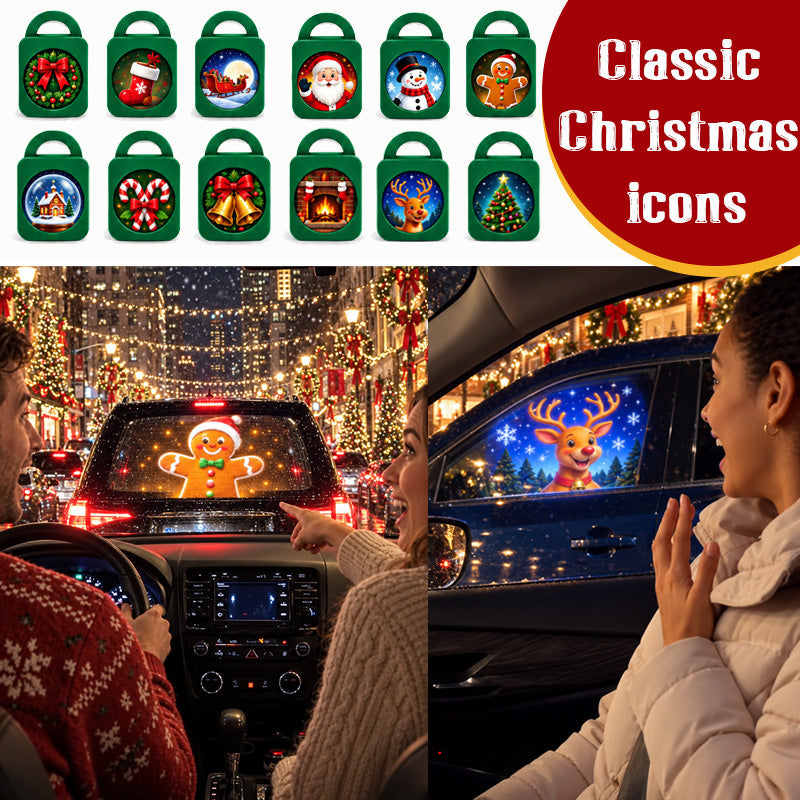 🎄🚗 Merry Ride Weihnachtsauto-Projektorlicht 🎅✨