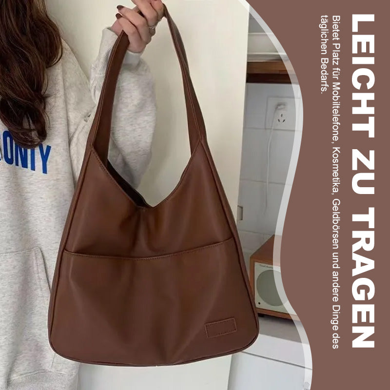 Herbst- und Winter-Tragetasche aus weichem Leder 💼