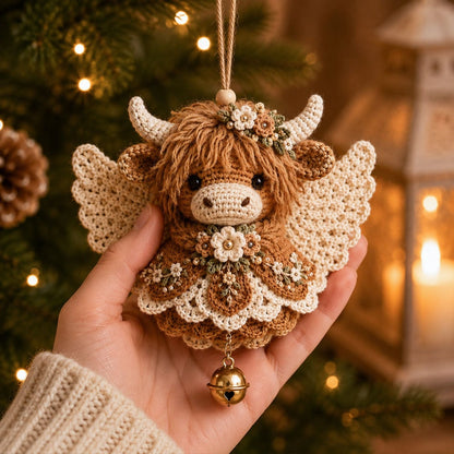 🔥 Letzter Tag: 50% RABATT 🪽 DIY-Set für gehäkelte „Tier-Schutzengel“-Weihnachtsanhänger