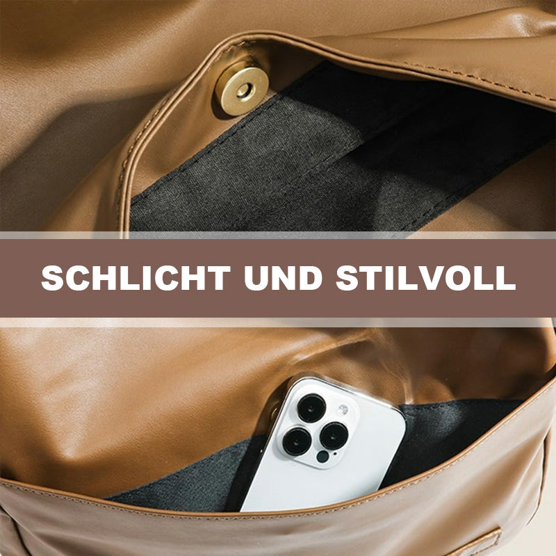 Herbst- und Winter-Tragetasche aus weichem Leder 💼