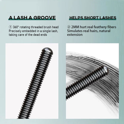 ⏰Wöchentliches Sonderangebot: 1 kaufen, 1 gratis dazu❤️Mascara in Stahlrohr
