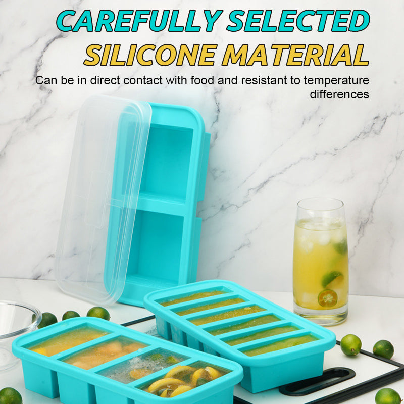👩‍🍳Silikon Gefrierform mit Deckel