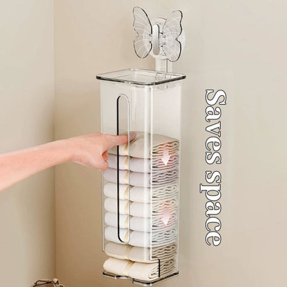 🦋 Schmetterlings-Saugbecher Unterwäsche Aufbewahrungsbox – Verleihe deinem Kleiderschrank ein neues Leben! 🌸