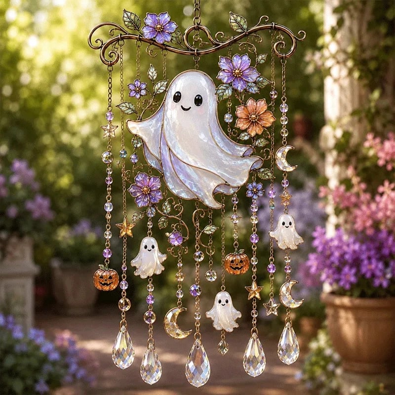 🎃 Zaubern Sie Regenbogenlicht mit gotischen Halloween-Windspielen! 🎃✨