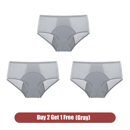 ⏰Wöchentliches Sonderangebot: 2 kaufen, 1 gratis dazu🔥2025 Auslaufsichere Höschen mit hoher Taille