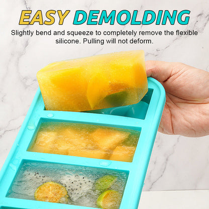 👩‍🍳Silikon Gefrierform mit Deckel