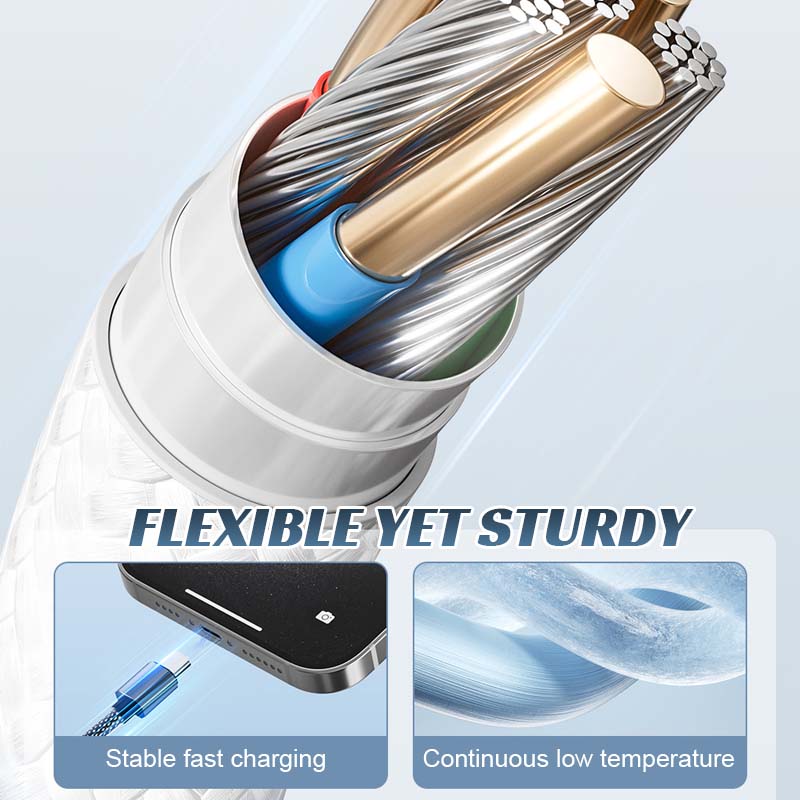 🔋Magnetisches Anti-Tangle-Datenkabel