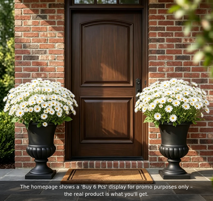 🌼- Künstliche Chrysanthemen für den Außenbereich (Sunset Mums) - UV-beständig, wasserdicht, windfest