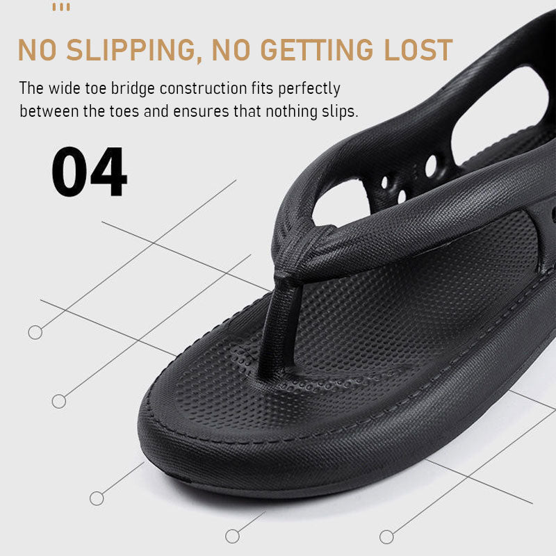 💕Rutschfeste EVA-Sohle mit dicker Sohle, schnell trocknende Flip-Flops-Hausschuhe für Paare