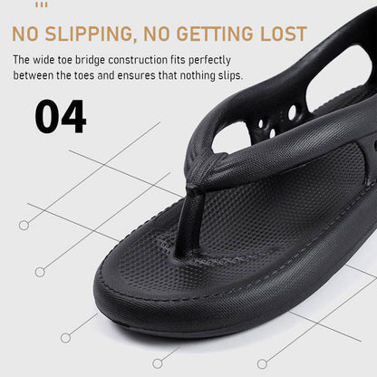 💕Rutschfeste EVA-Sohle mit dicker Sohle, schnell trocknende Flip-Flops-Hausschuhe für Paare