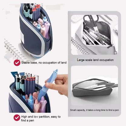 📚 Verstellbares, einziehbares Federmäppchen mit großem Fassungsvermögen— Ein Ziehen und sofort ein Upgrade! 🎨✨