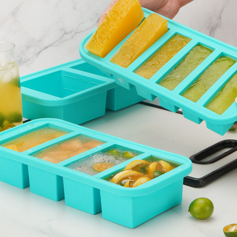 👩‍🍳Silikon Gefrierform mit Deckel