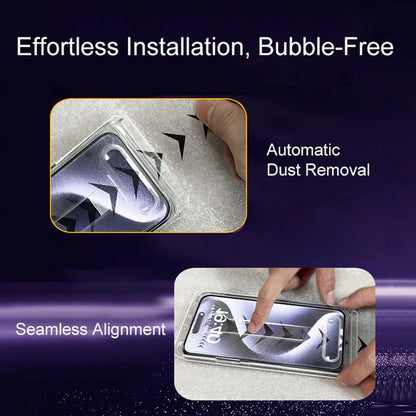 Seidenraster Staubfreier Raum Gehärtete Folie