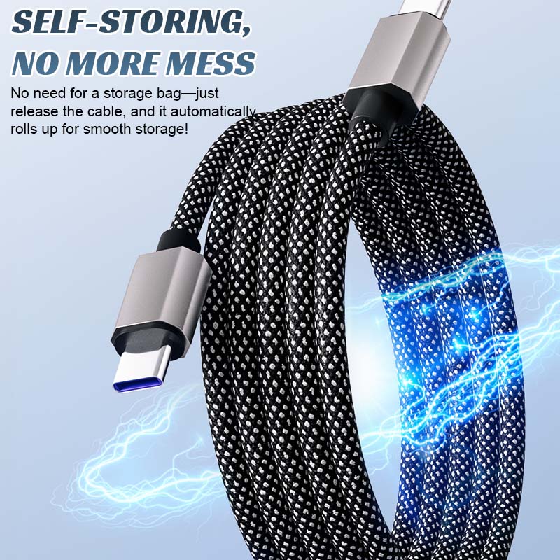 🔋Magnetisches Anti-Tangle-Datenkabel