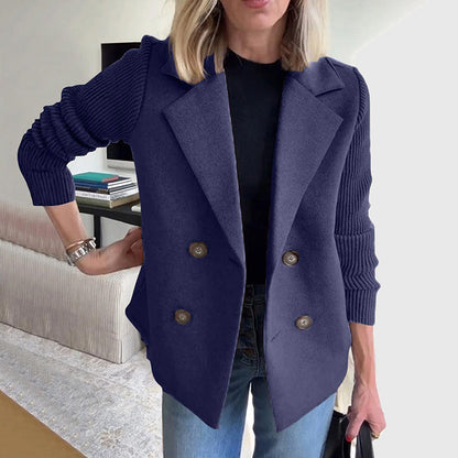 🍂Patchworkjacke Aus Wolle🧥