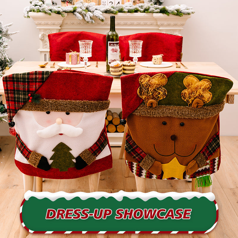 🎅 Weihnachtsstuhldekorationsset 🎄