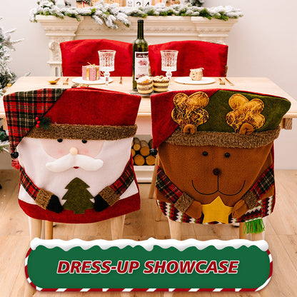 🎅 Weihnachtsstuhldekorationsset 🎄