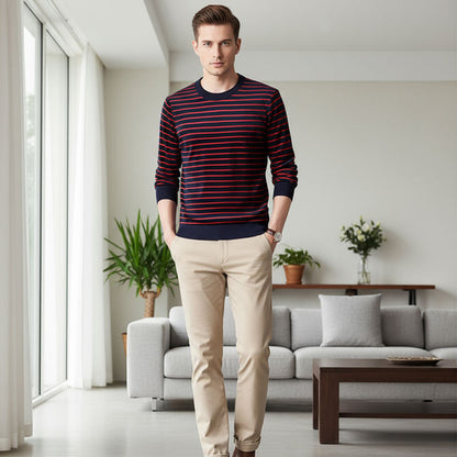 👕Gestreifter Herrenpullover✈️2 kaufen, Versandkostenfrei
