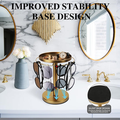 Rotierender Sonnenbrillen-Organizer